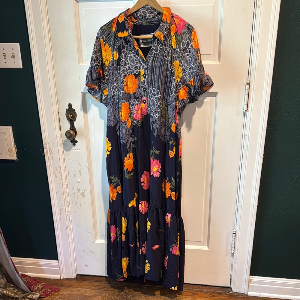 Floral Navy Dress